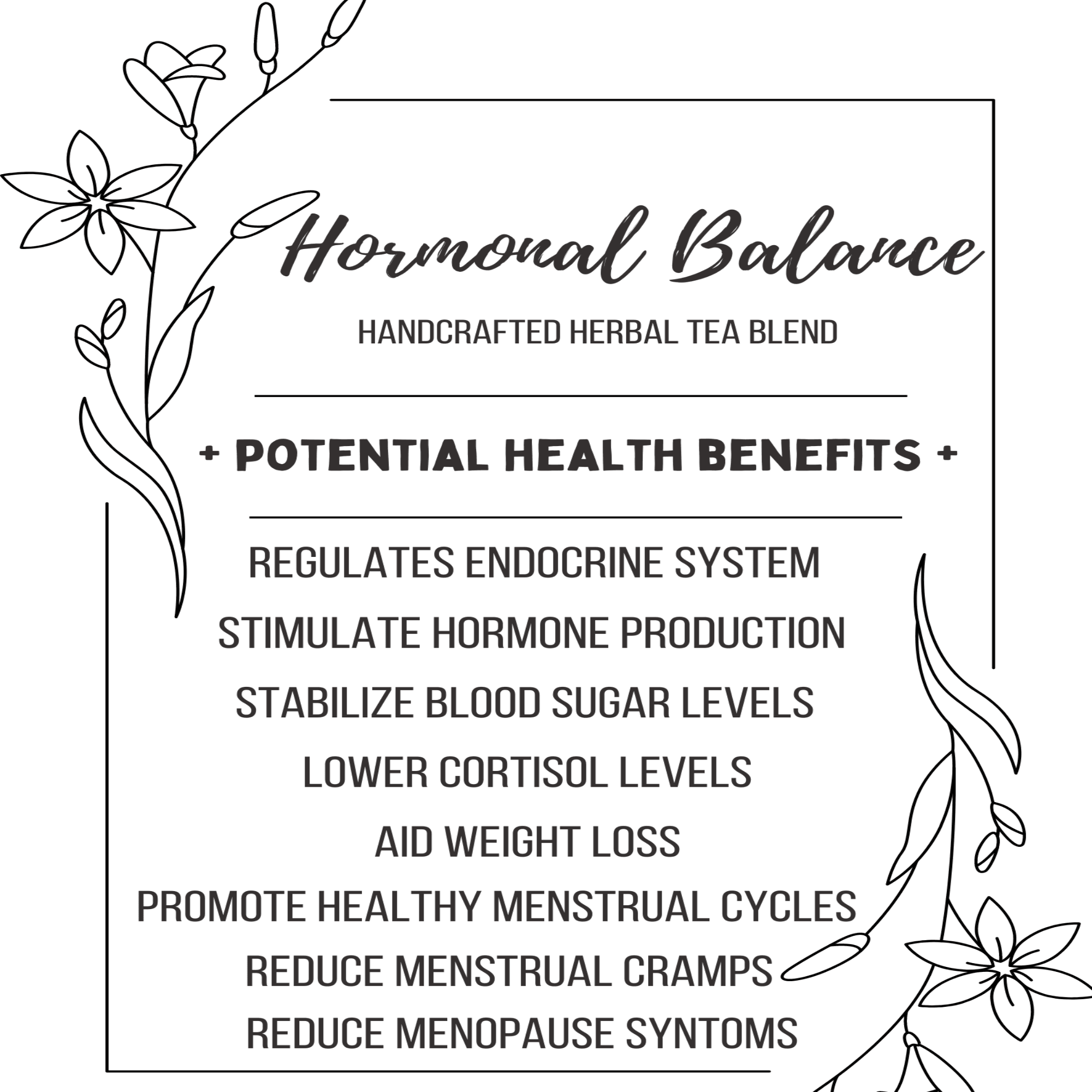 Hormonal Balance Herbal Tea Blend