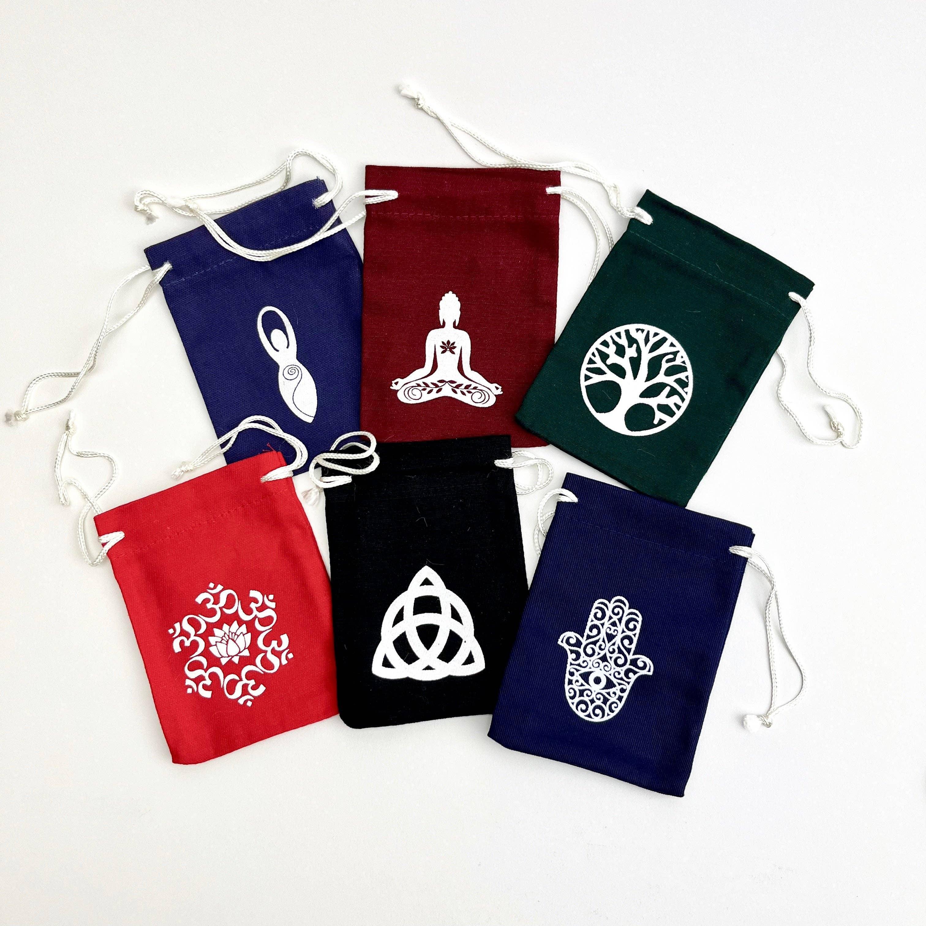 Small Stone Drawstring Bag