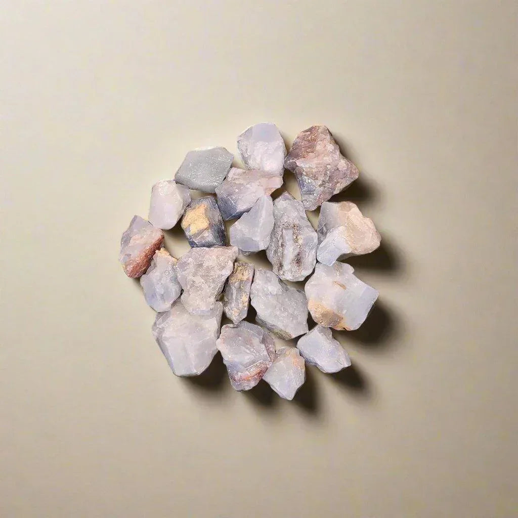 2 oz Raw Blue Calcite Stone Bags - Classic Variable