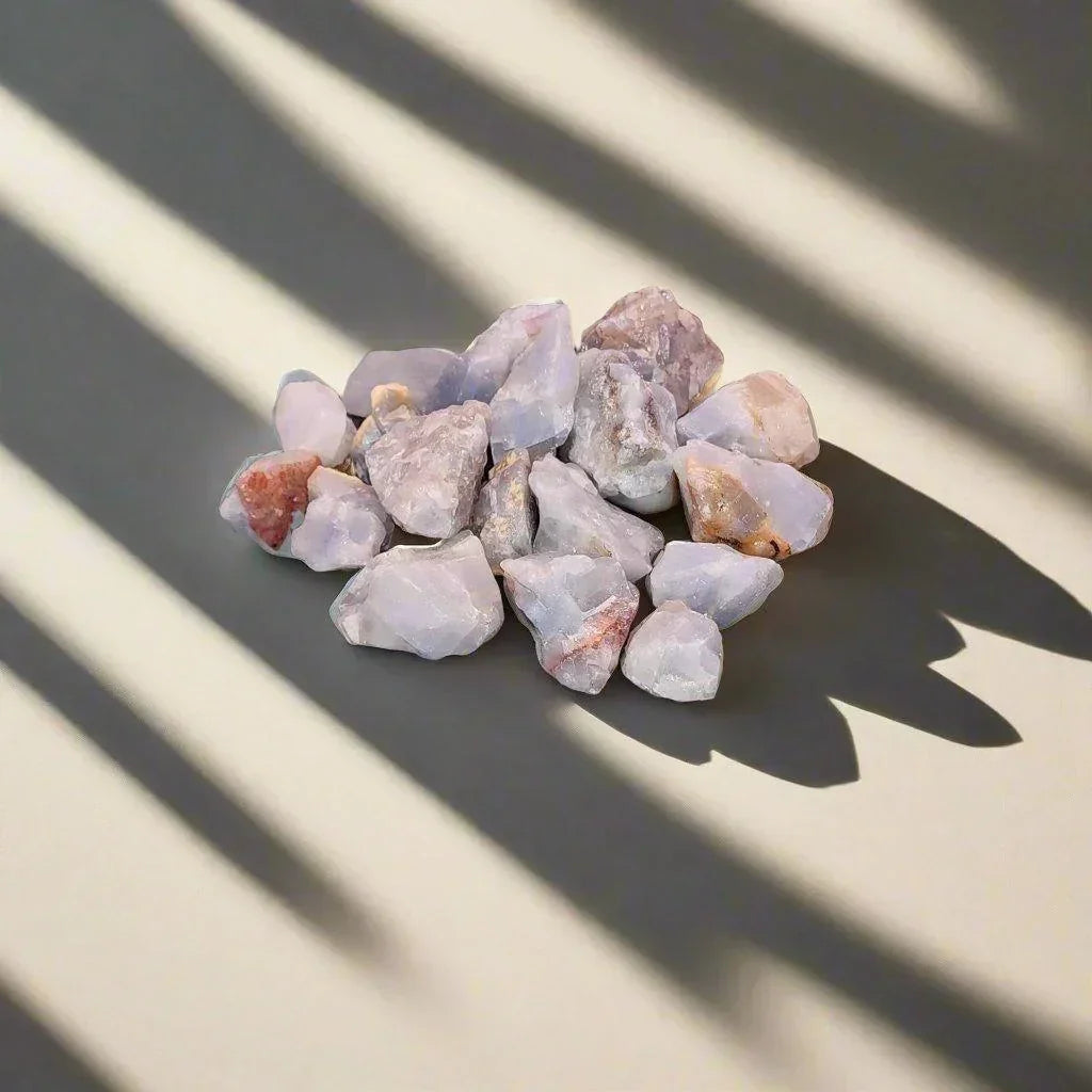 2 oz Raw Blue Calcite Stone Bags - Classic Variable