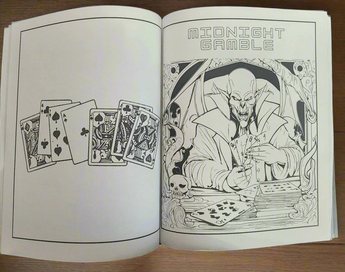 Cursed Chronicles Coloring Book