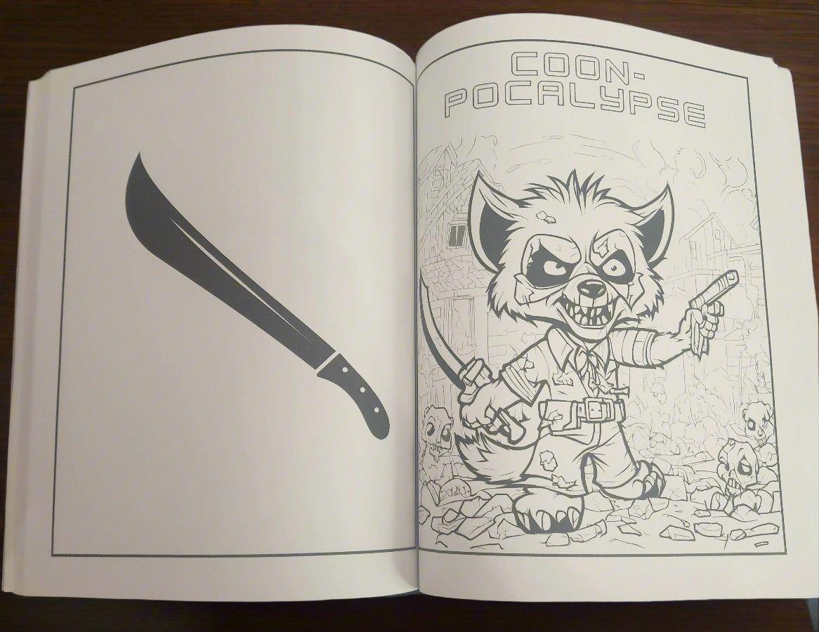 Cursed Chronicles Coloring Book