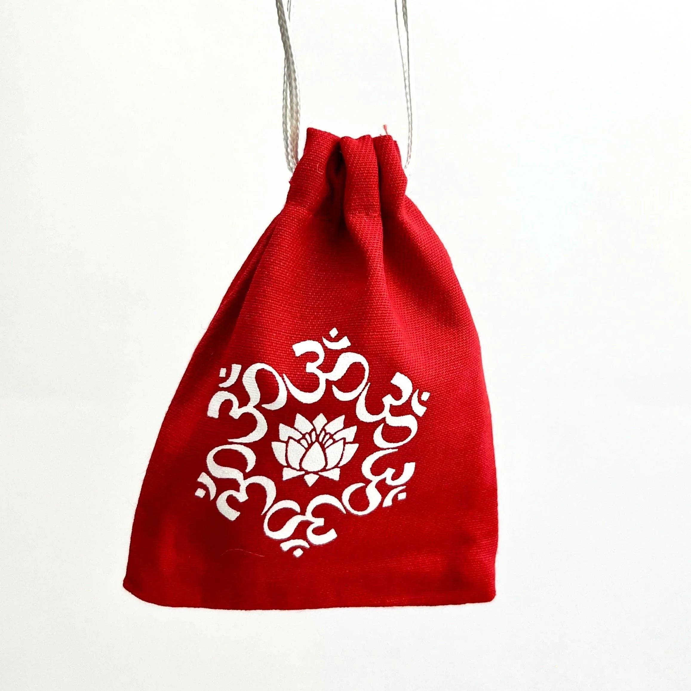Small Stone Drawstring Bag