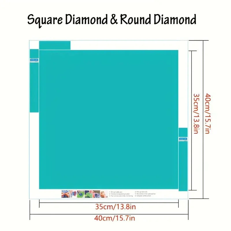 Custom Completed Diamond Art