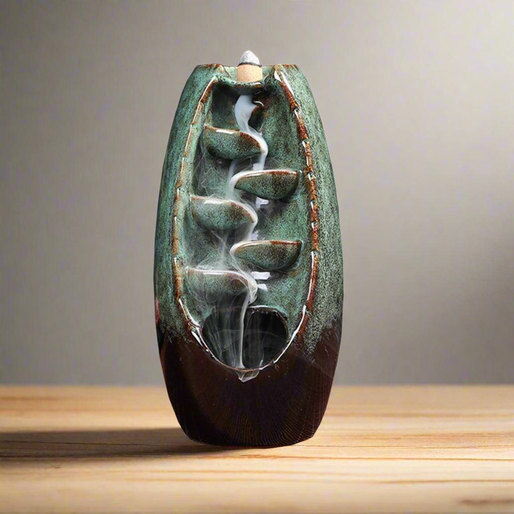 Ceramic Backflow Burner: Forest Whisper