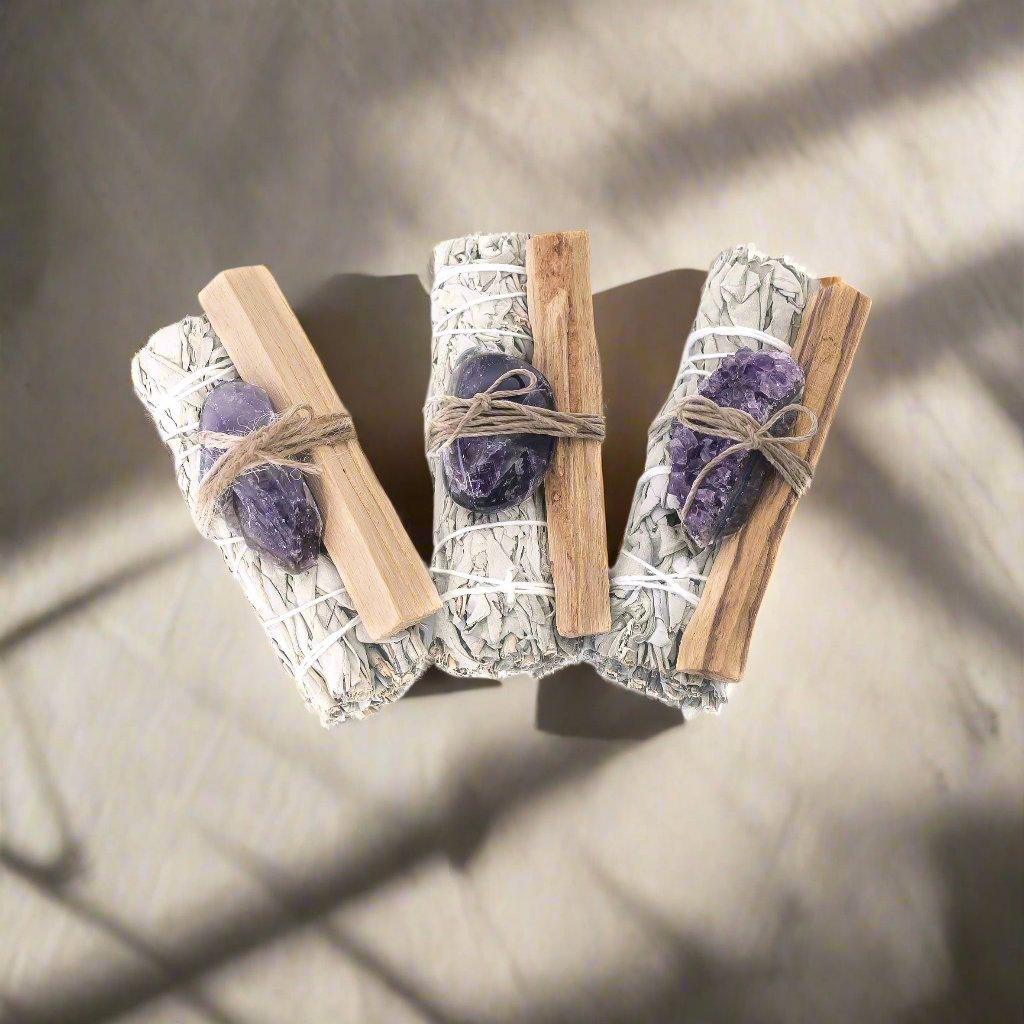 Amethyst Sage &amp; Palo Santo Bundle