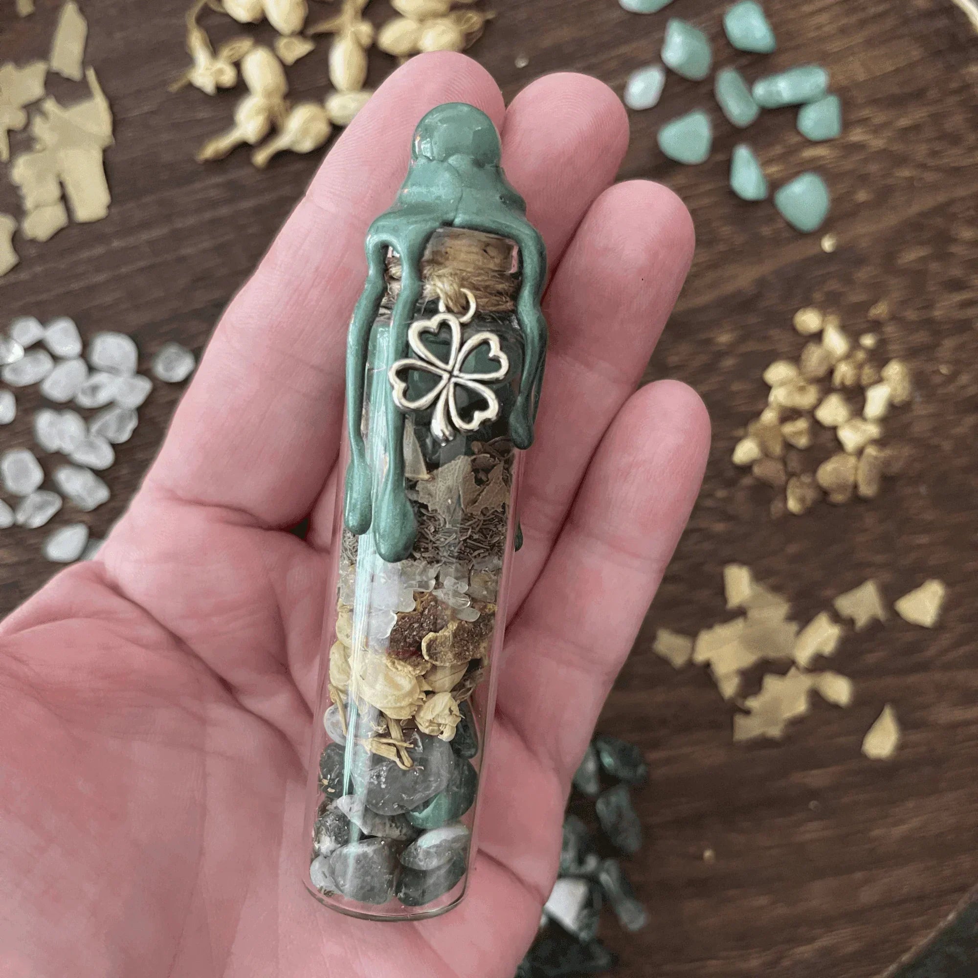 Abundance Spell Jar, Intention Jar, Witch's Spell Bottle - Classic Variable