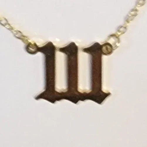 Angel Number Necklace - Classic Variable