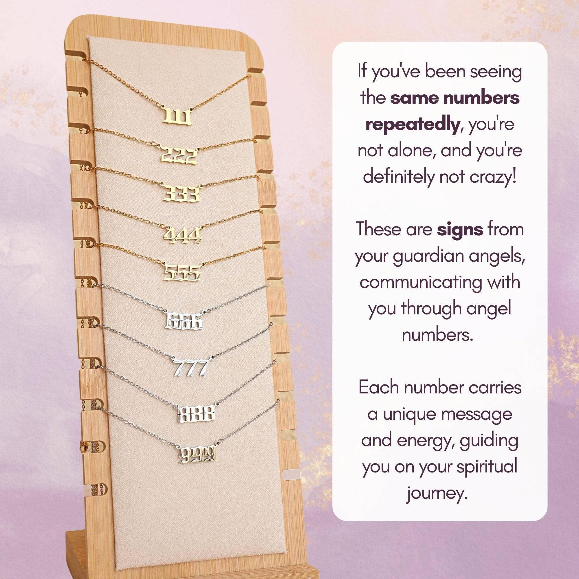 Angel Number Necklace - Classic Variable