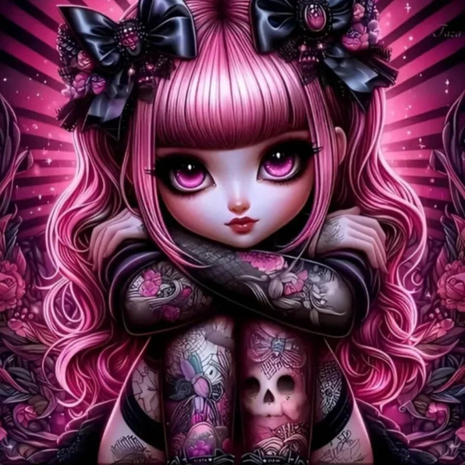 Diamond Art 30 x 30 cm Pictures w/Magnetic Frame