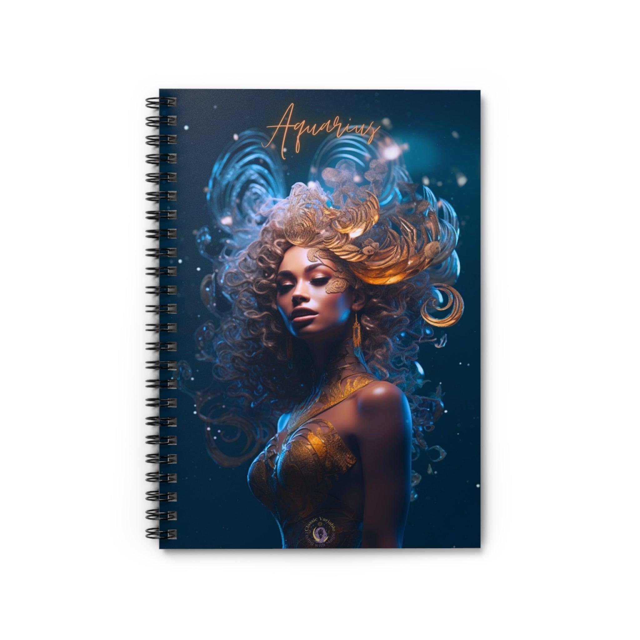 Aquarius Spiral Notebook - Ruled Line - Classic Variable