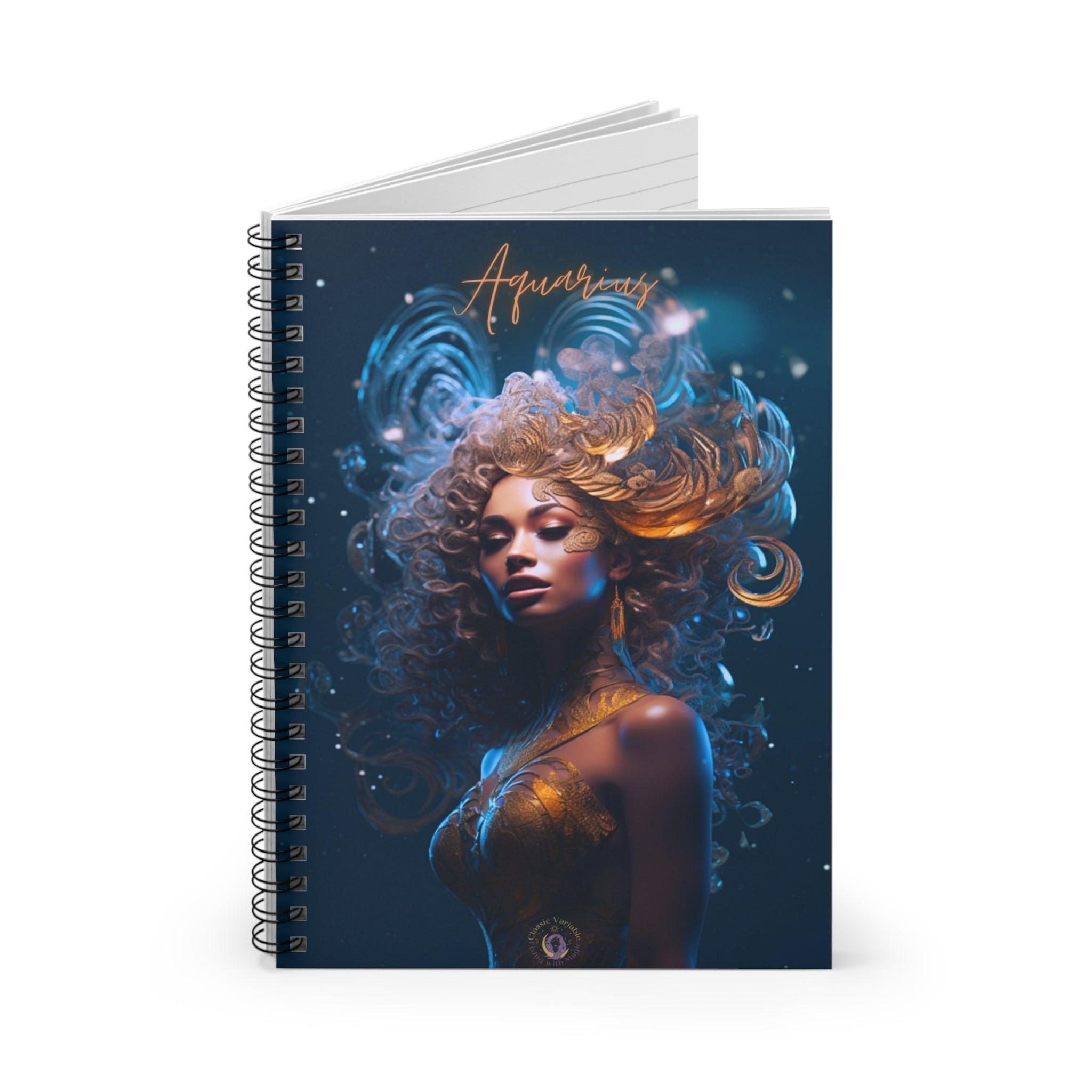 Aquarius Spiral Notebook - Ruled Line - Classic Variable