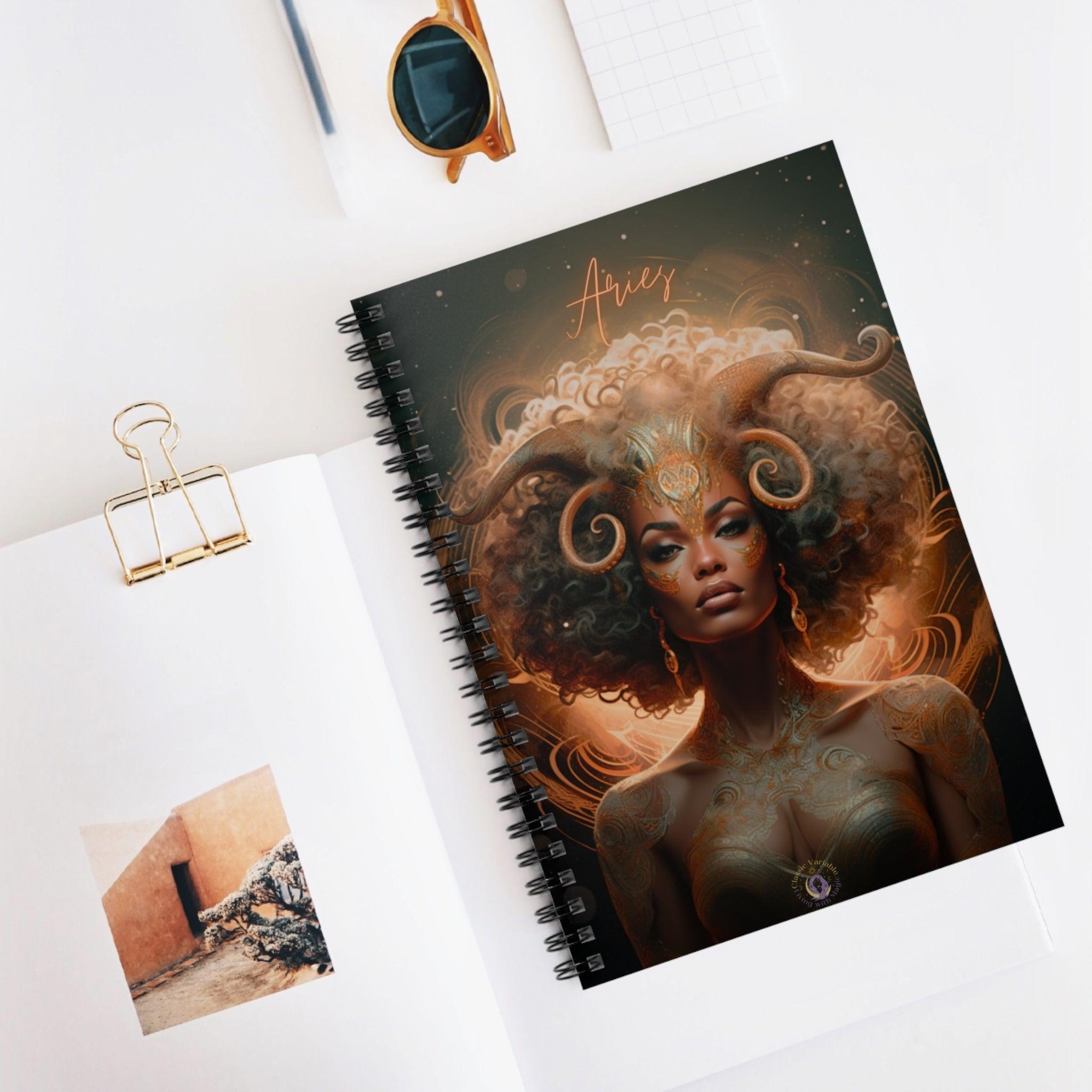 Aries Spiral Notebook - Ruled Line - Classic Variable
