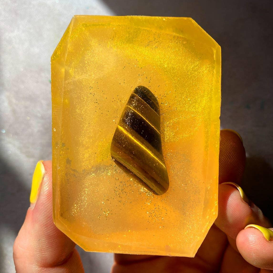 Attracting Wealth Crystal Infused Bar Soap - Classic Variable