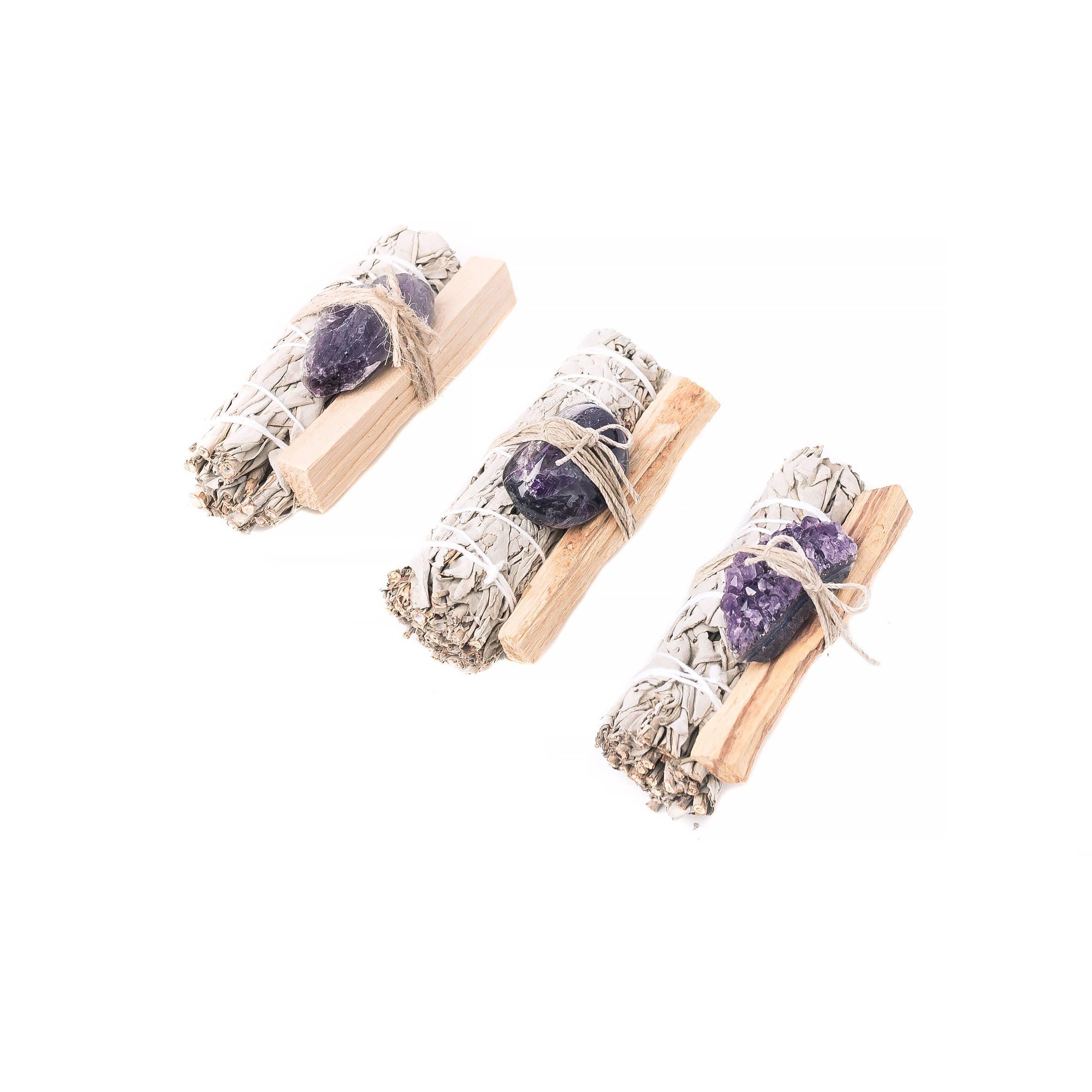 Amethyst Sage &amp; Palo Santo Bundle