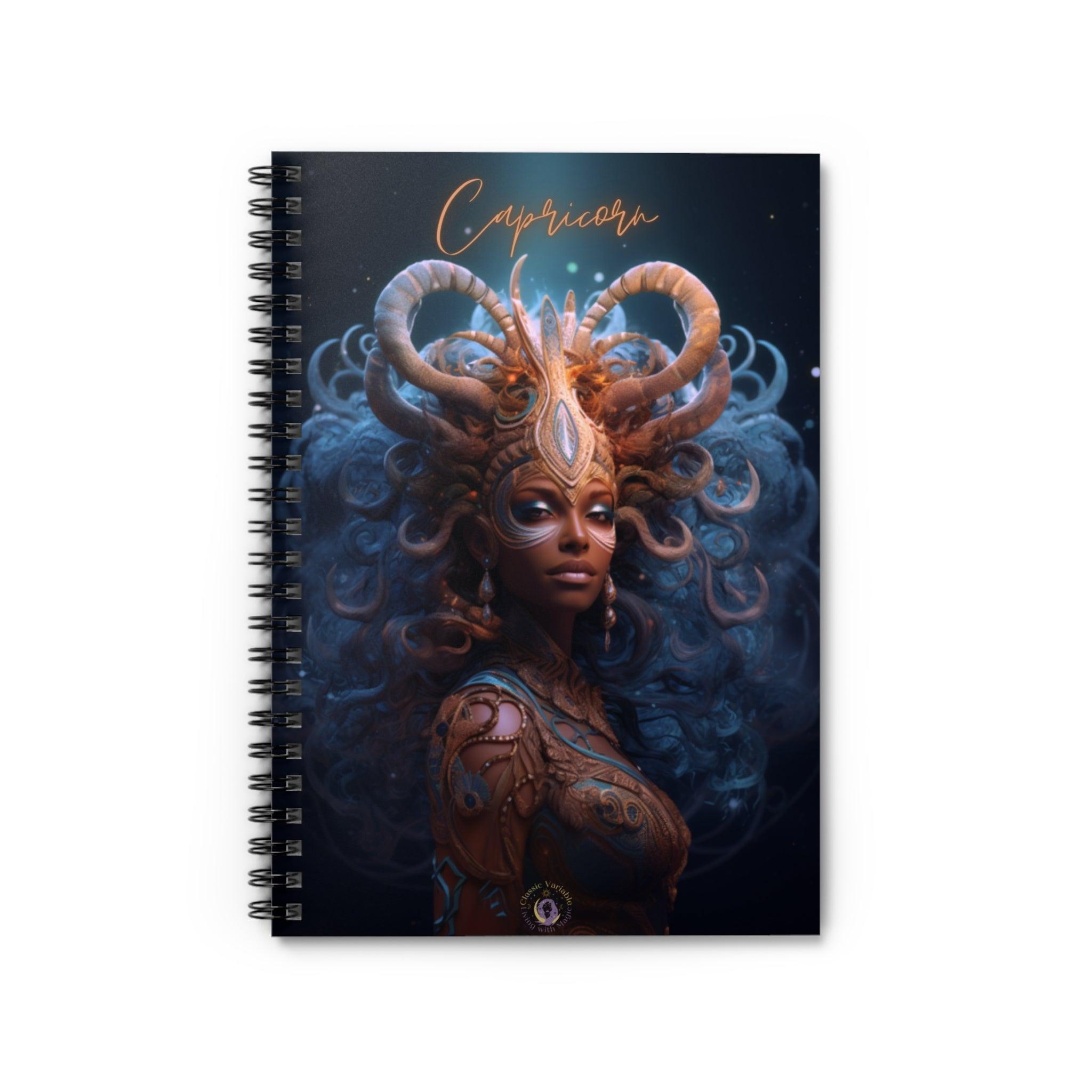 Capricorn Spiral Notebook - Ruled Line - Classic Variable