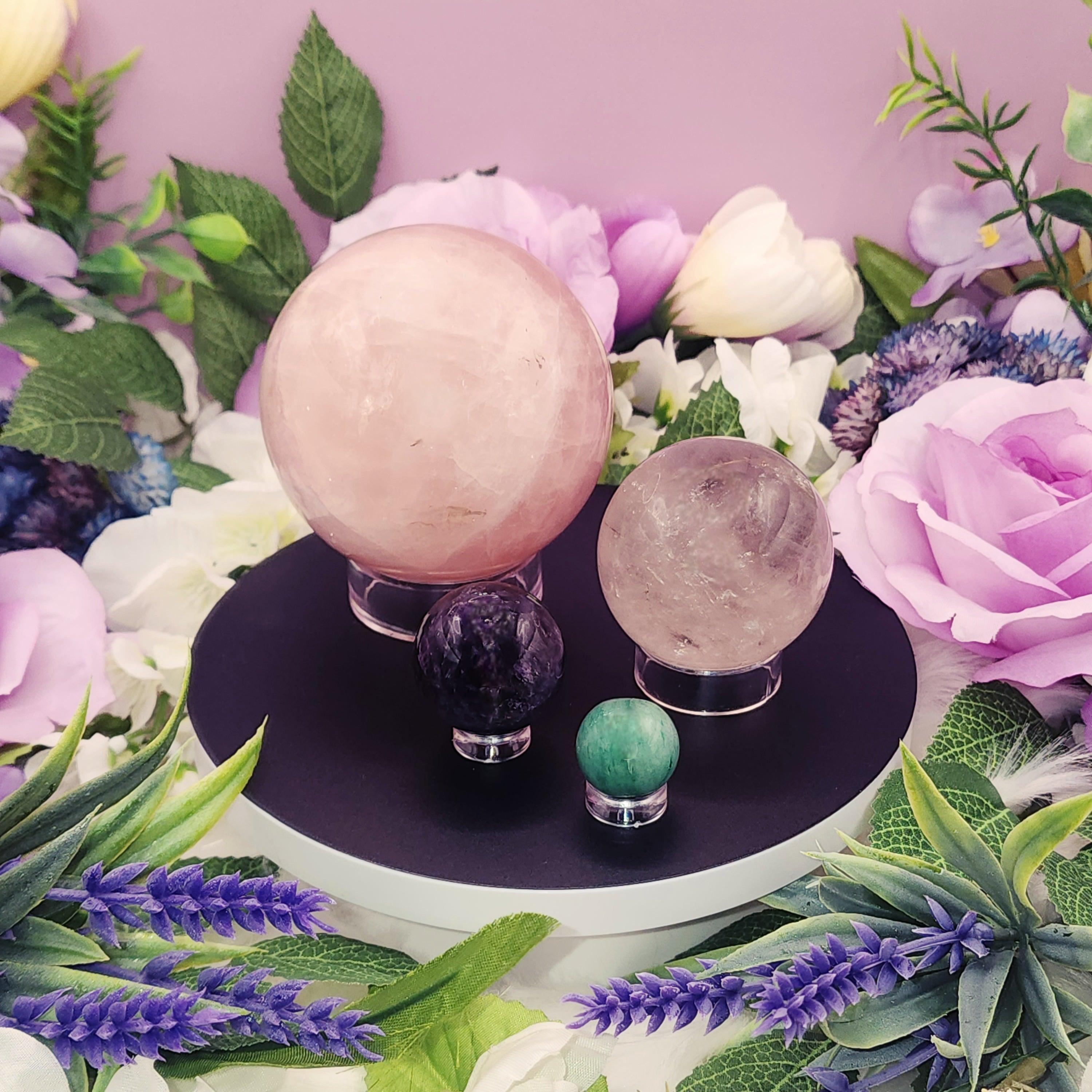 Clear Crystal Sphere Stand - Classic Variable