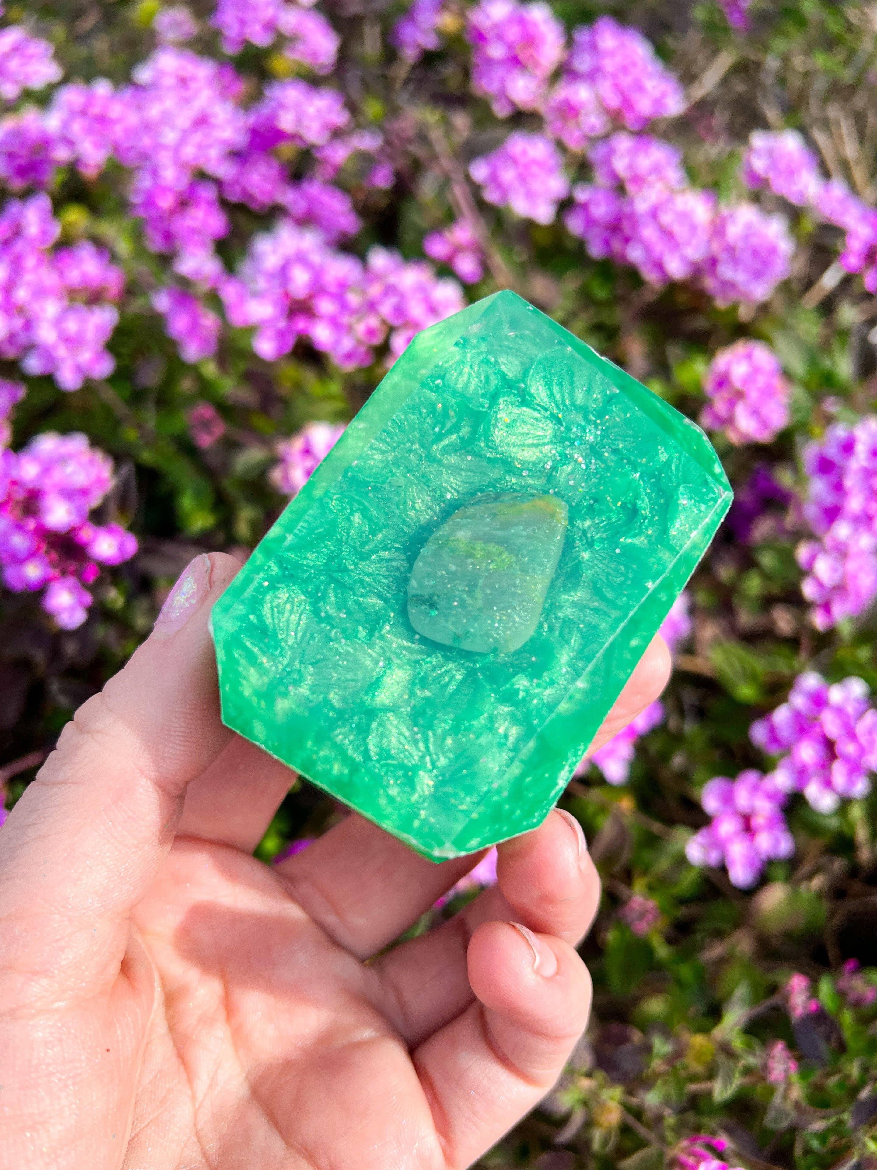 Clover Charm Crystal Infused Bar Soap - Classic Variable