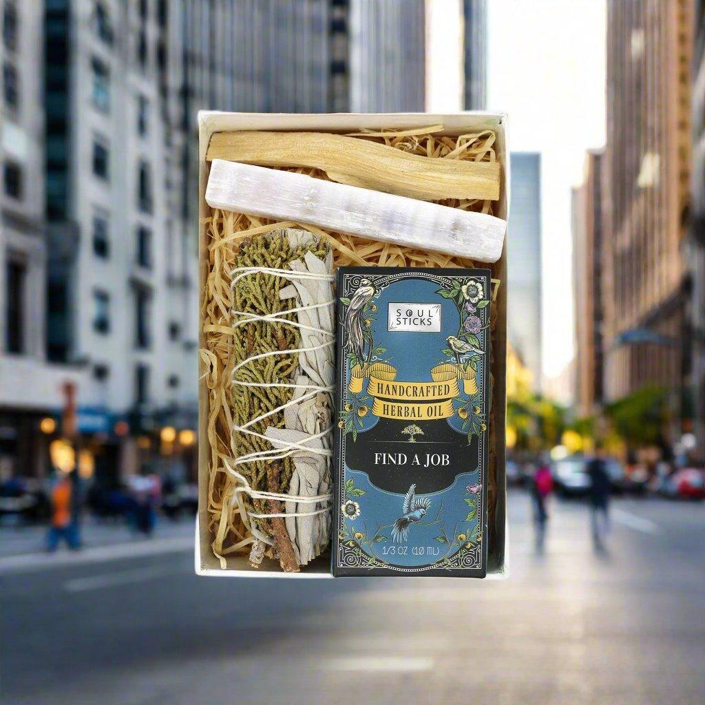 Find A Job Intention Gift Set Manifestation Box - Classic Variable