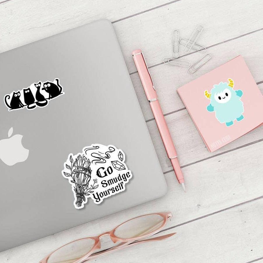 Go Smudge Yourself Vinyl Sticker - Classic Variable