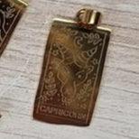 Collier zodiaque tarot en or