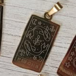 Gold Zodiac Tarot Necklace