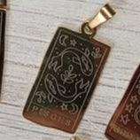 Collier zodiaque tarot en or