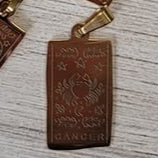 Gold Zodiac Tarot Necklace