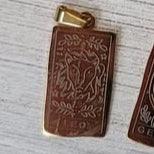 Collier zodiaque tarot en or