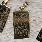 Gold Zodiac Tarot Necklace