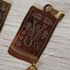 Collier zodiaque tarot en or