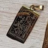 Collier zodiaque tarot en or