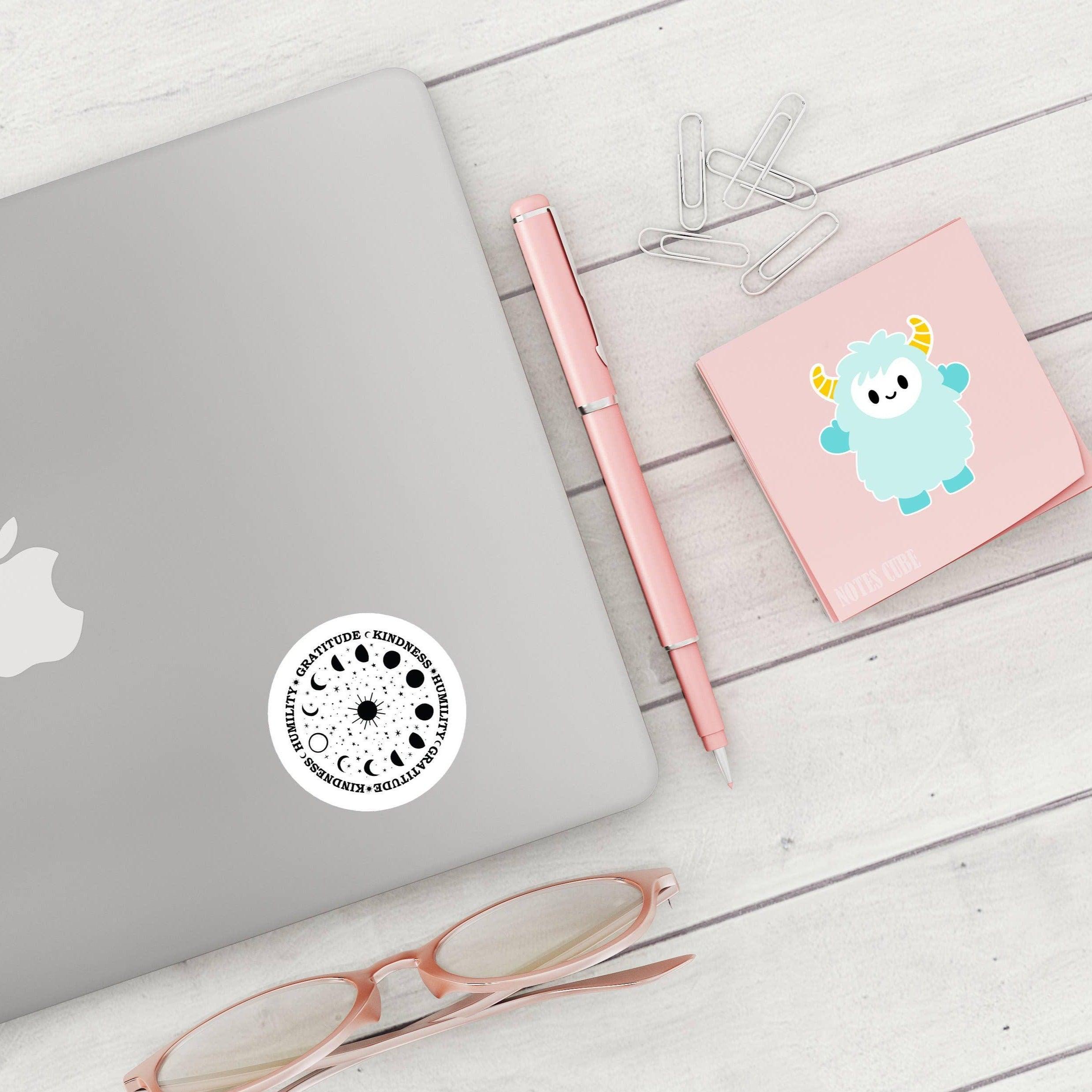 Humanity Gratitude Kindness Vinyl Sticker - Classic Variable