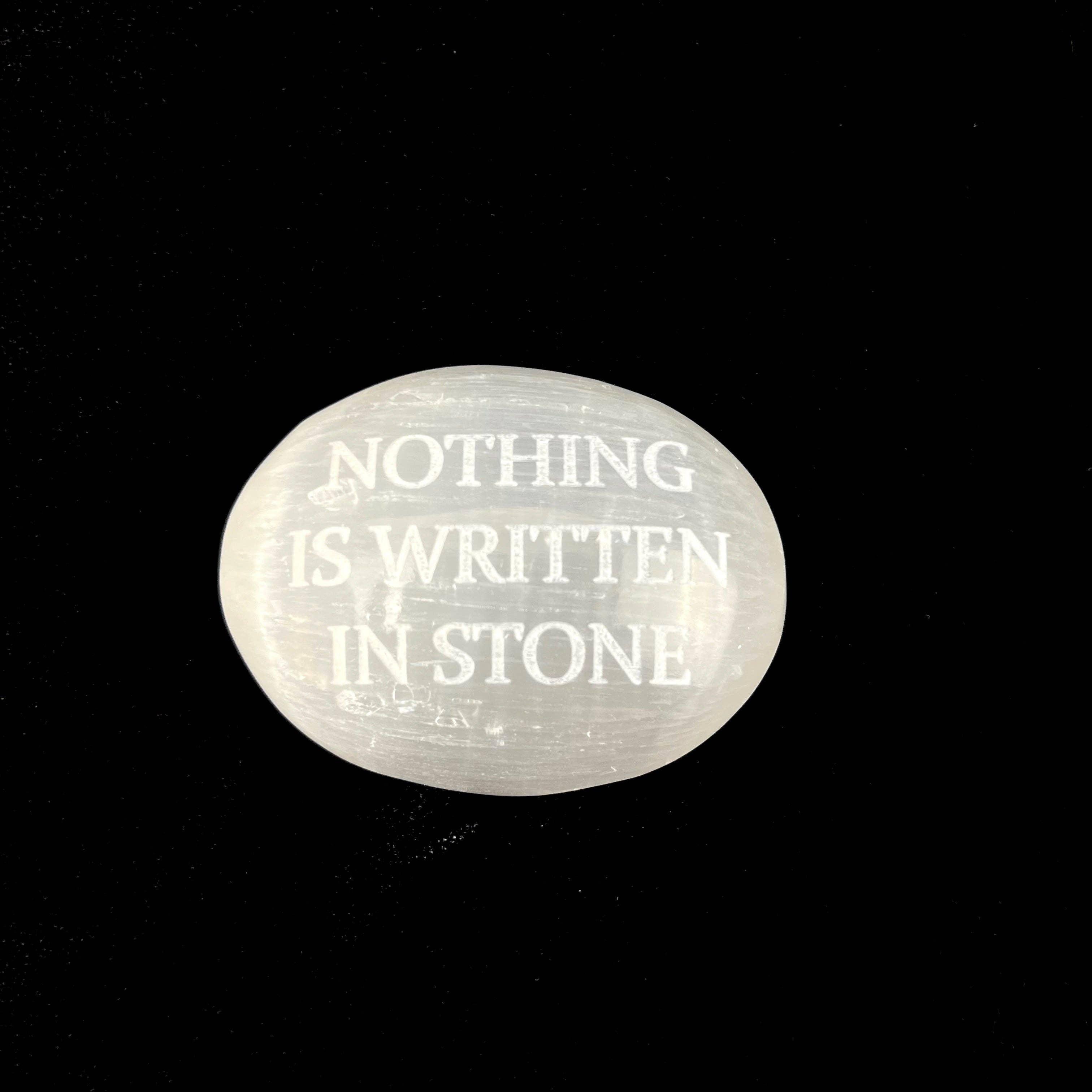 Humorous Selenite Palm Stones | Singles | (6-7cm) - Classic Variable