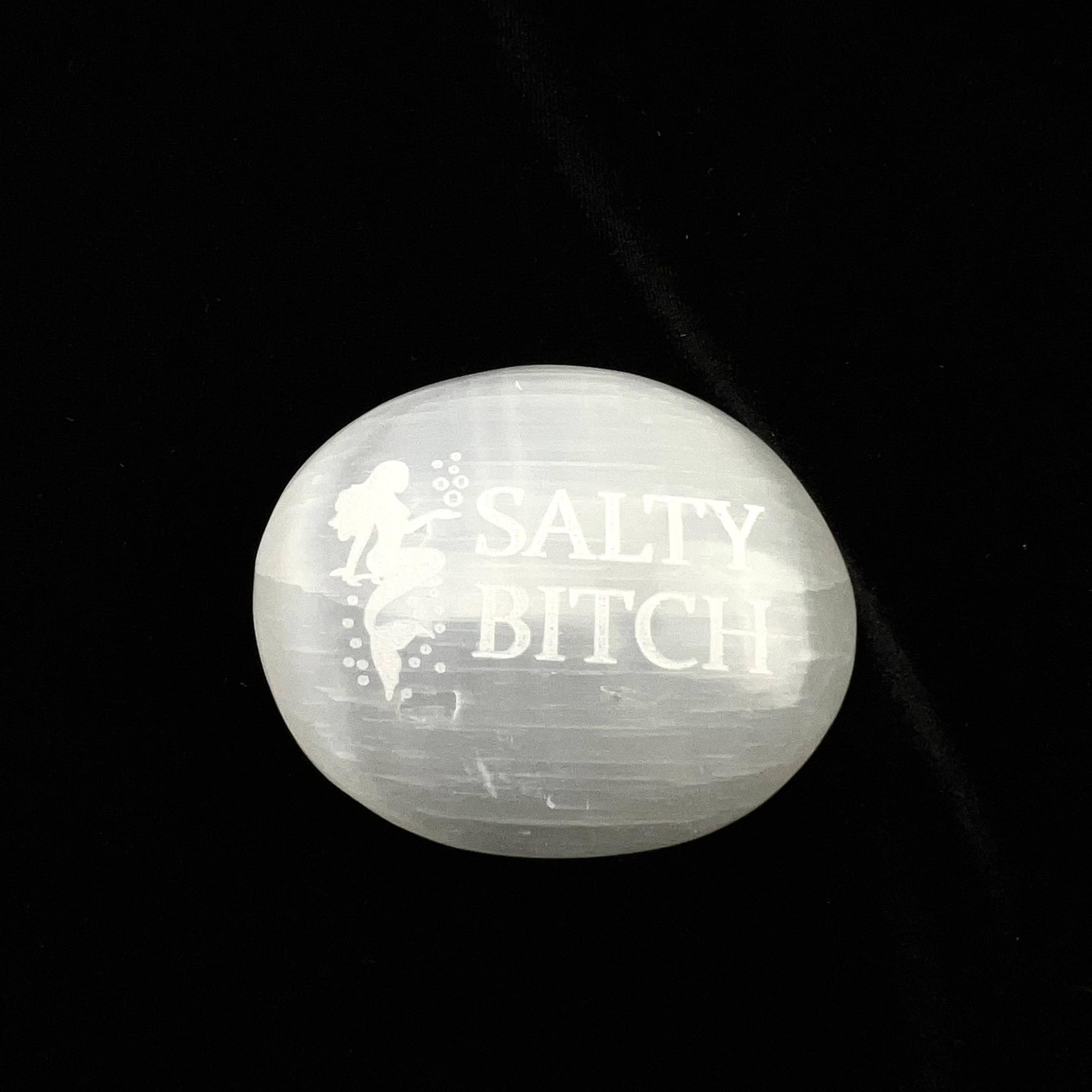 Humorous Selenite Palm Stones | Singles | (6-7cm) - Classic Variable