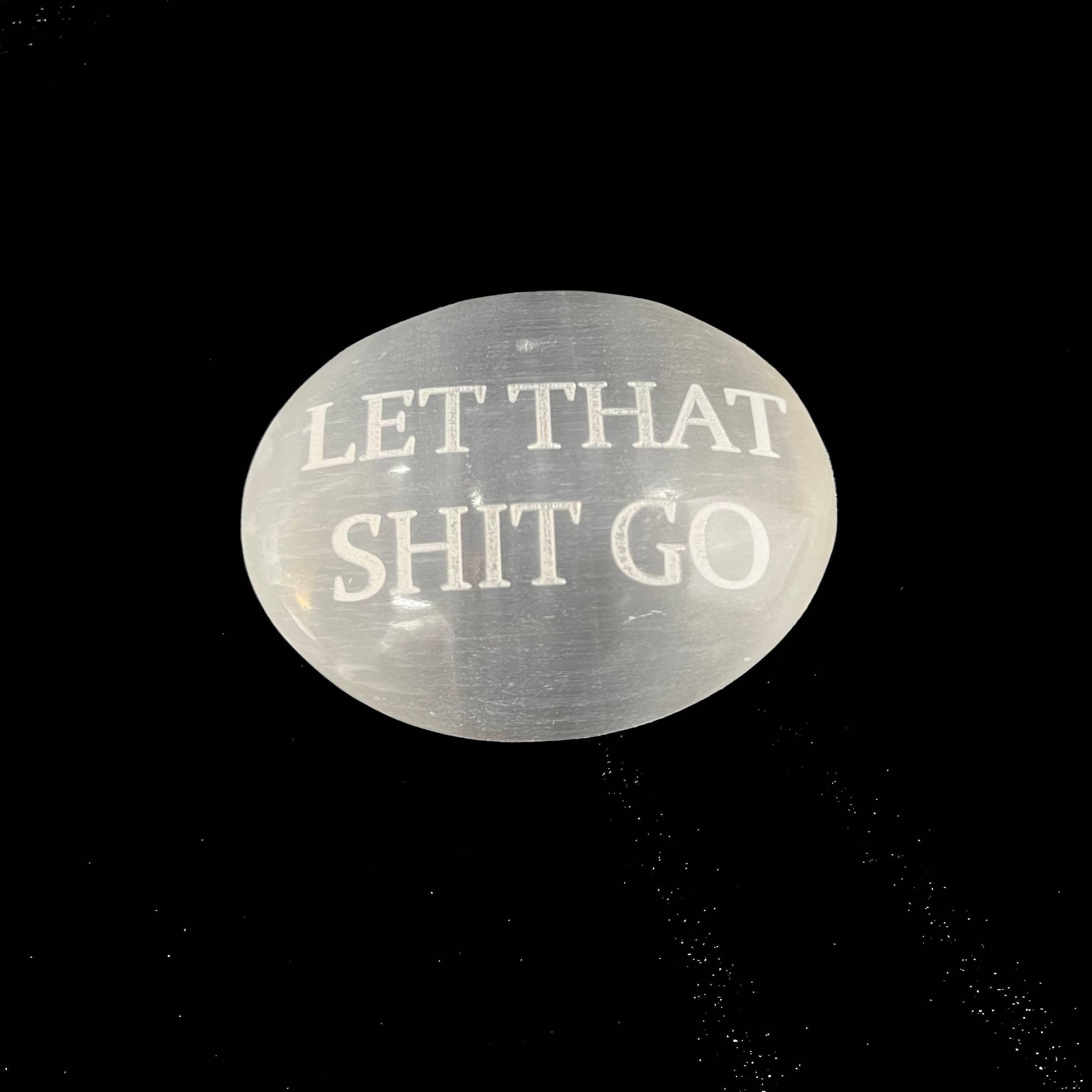 Humorous Selenite Palm Stones | Singles | (6-7cm) - Classic Variable