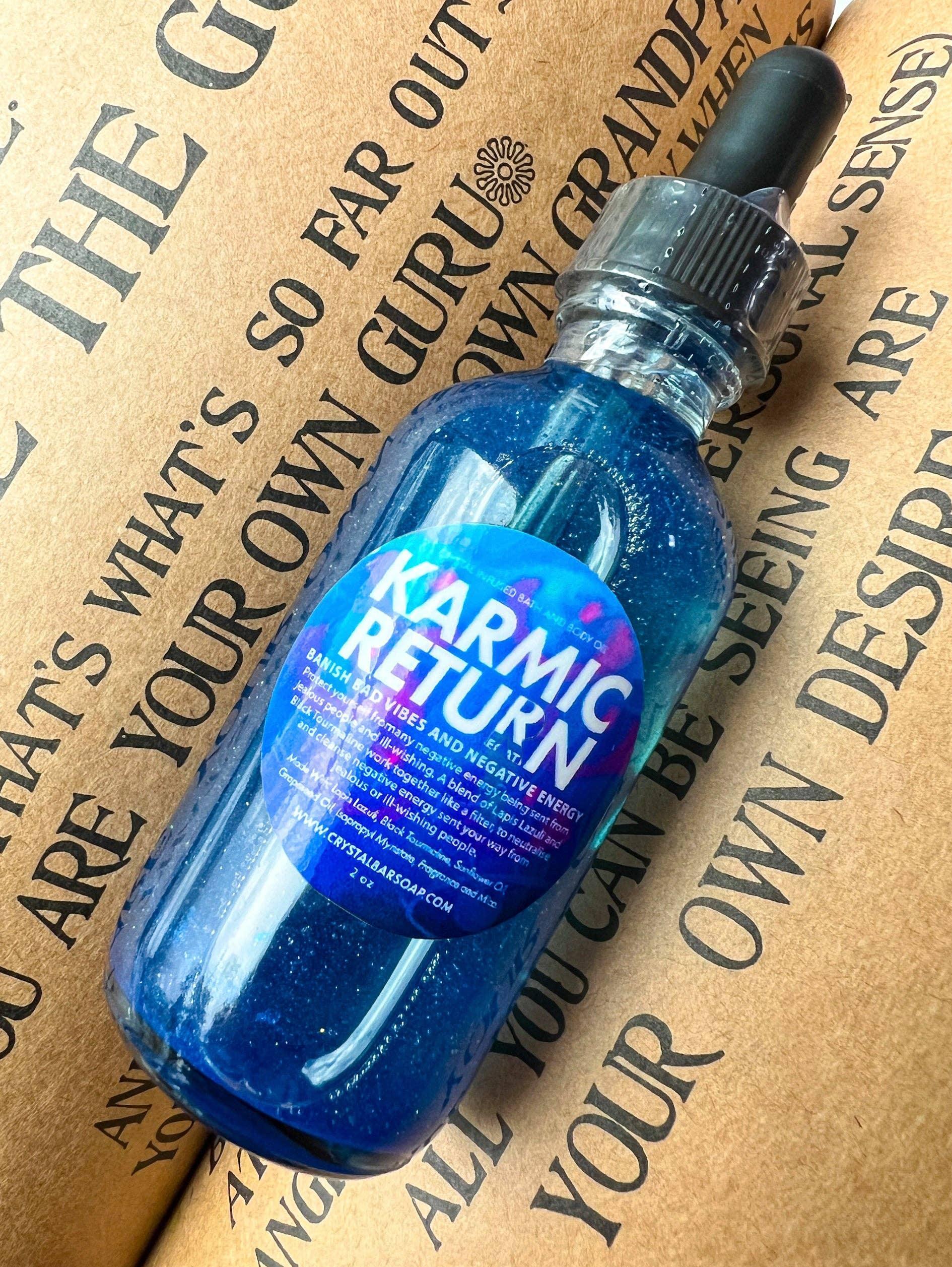 Karmic Return Crystal Infused Bath and Body Oil - Classic Variable