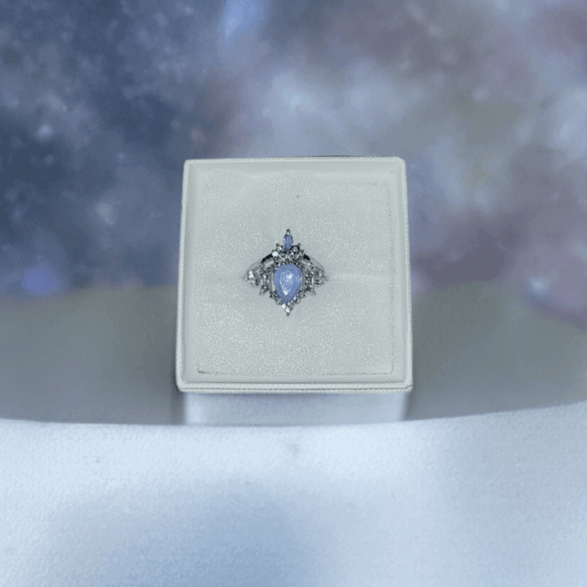 Moonstone Half Moon Ring - Classic Variable