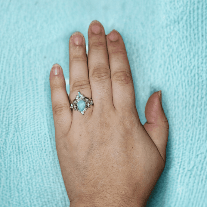 Moonstone Half Moon Ring - Classic Variable