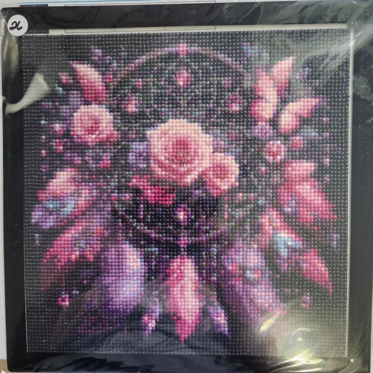 Diamond Art 30 x 30 cm Pictures w/Magnetic Frame