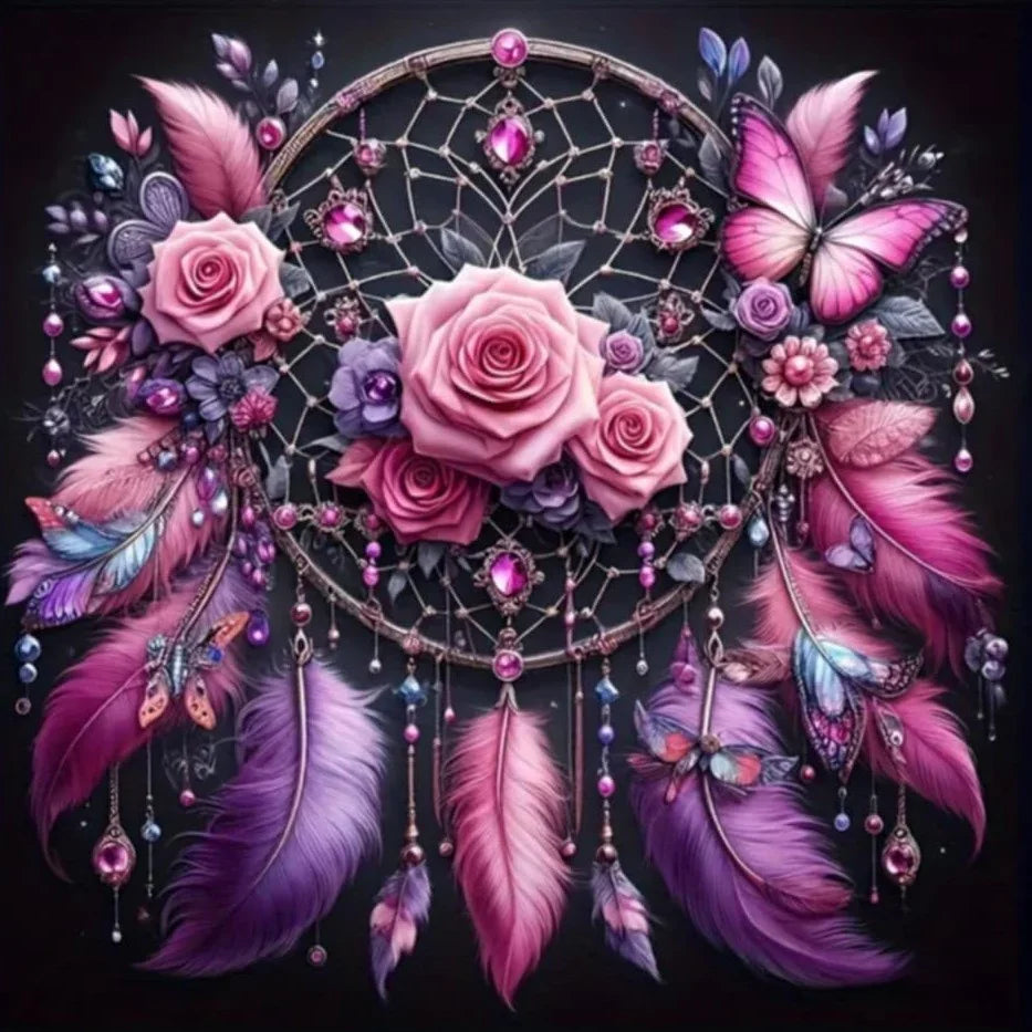 Diamond Art 30 x 30 cm Pictures w/Magnetic Frame