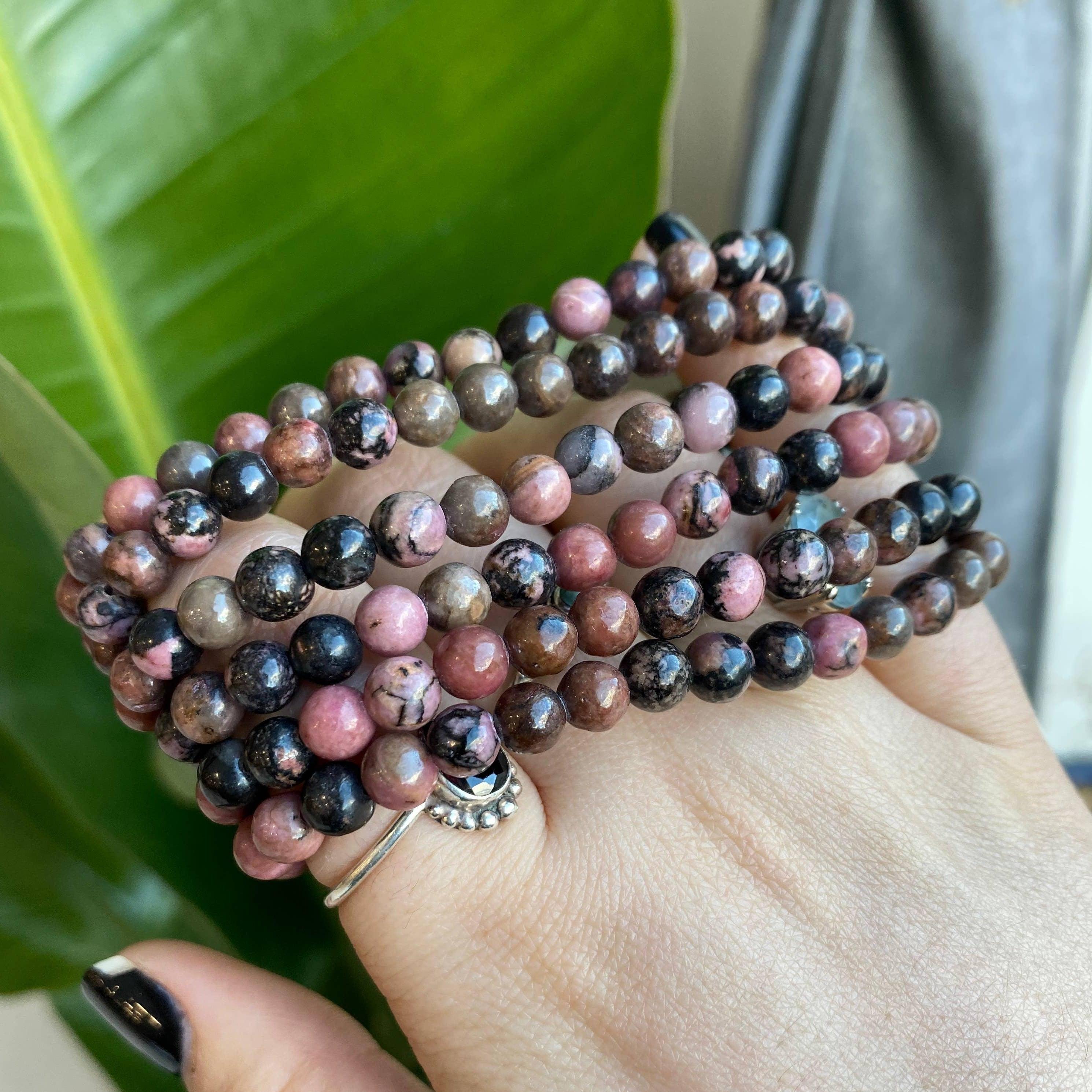 Rhodonite Bracelet - Classic Variable