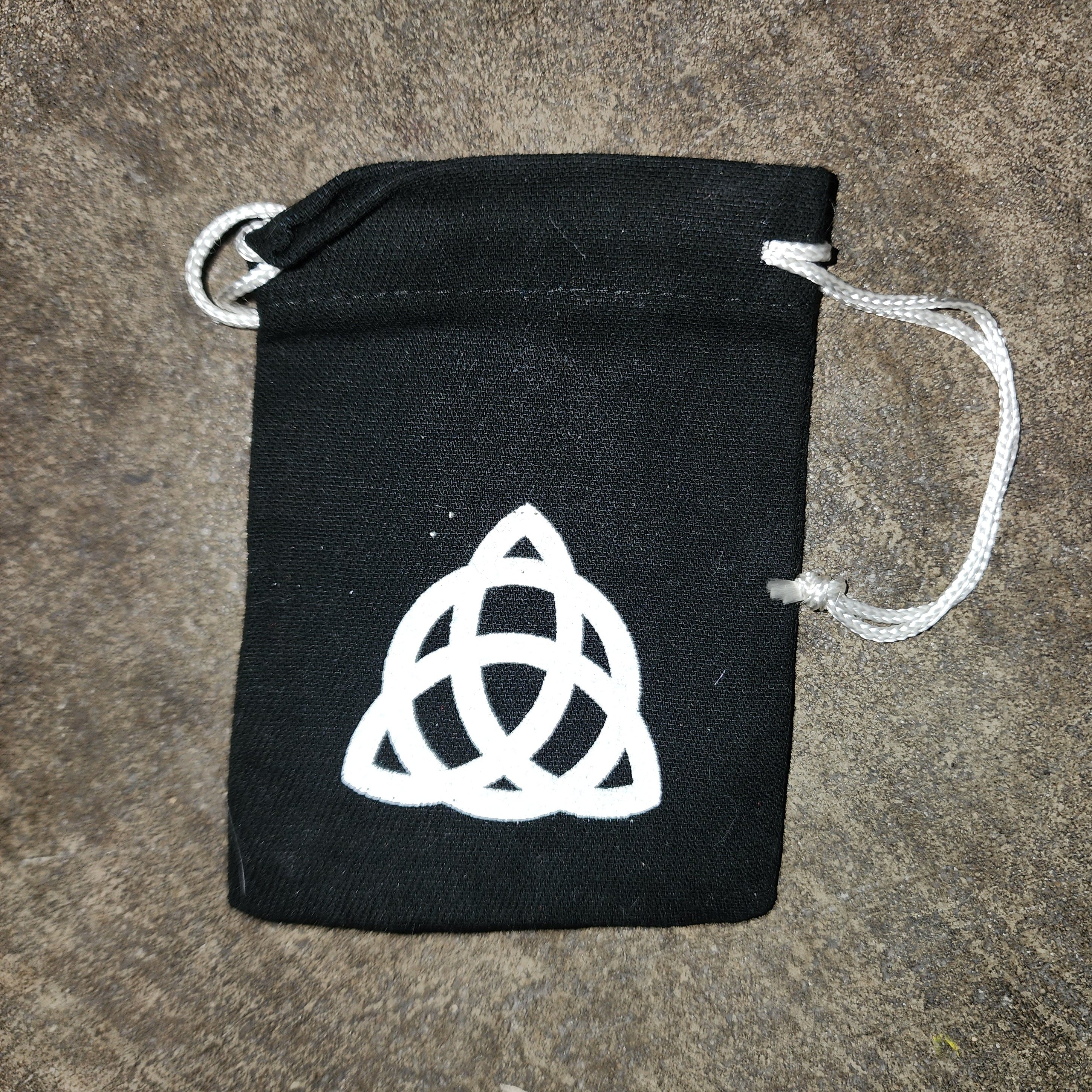 Small Stone Drawstring Bag