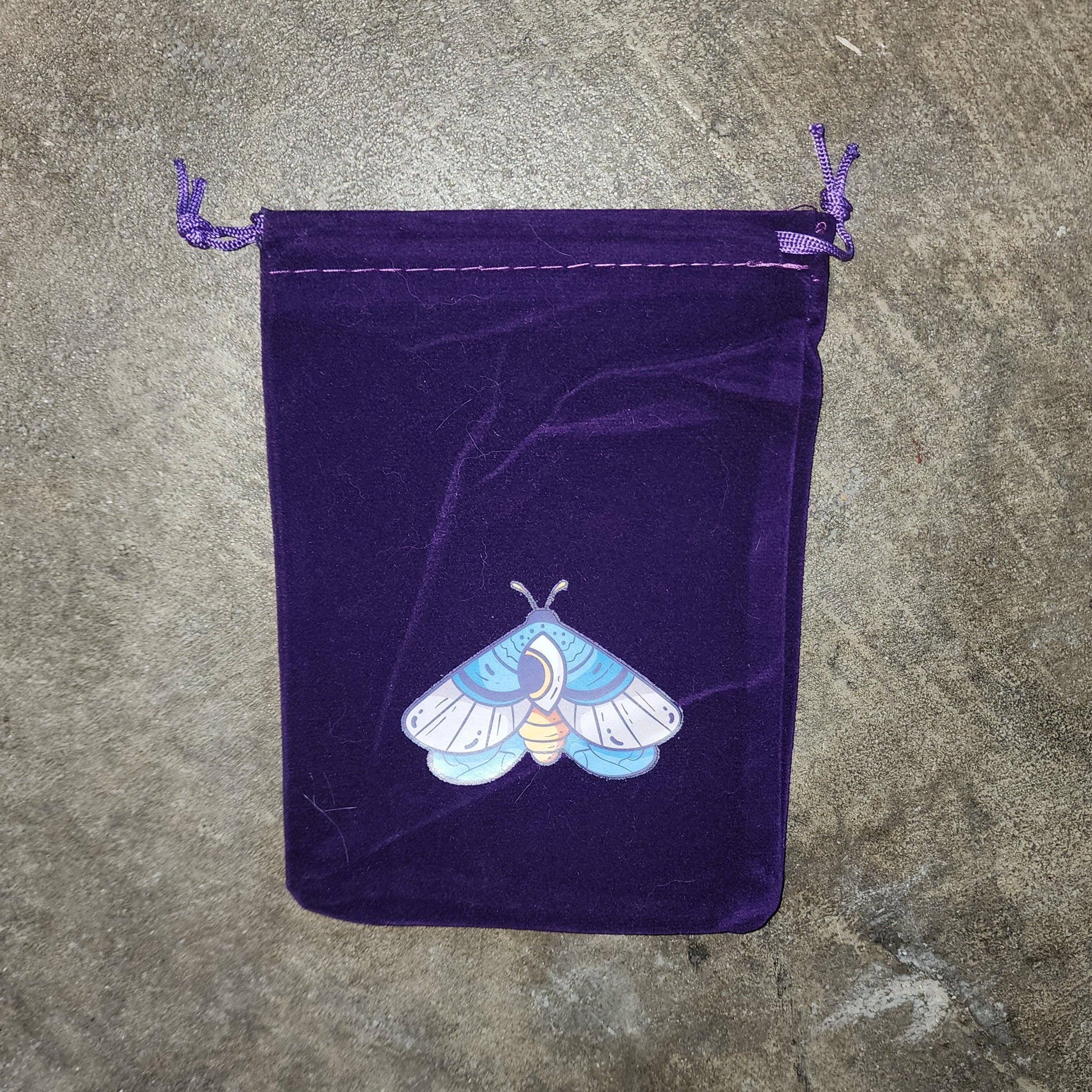 Purple Velvet Bag