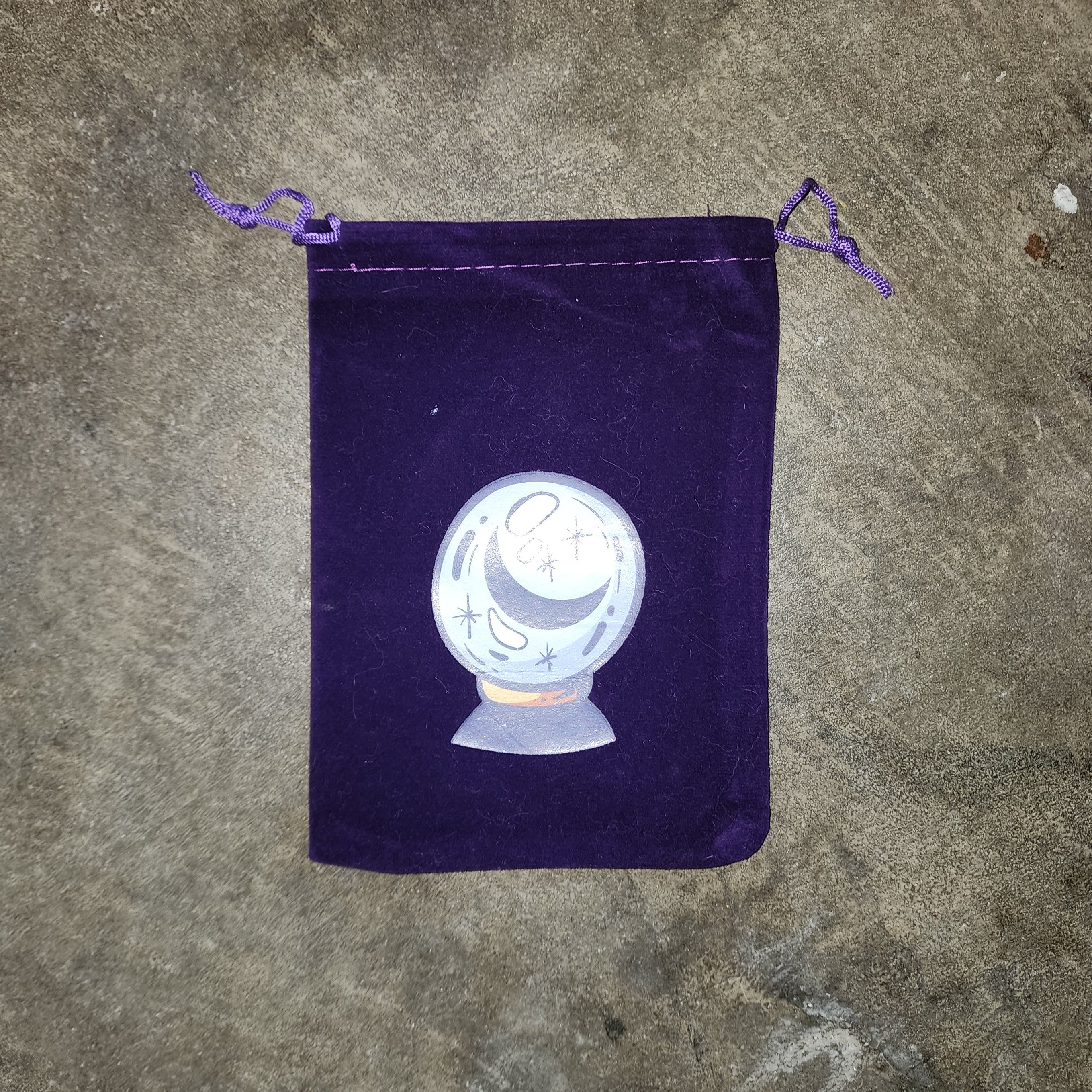 Purple Velvet Bag