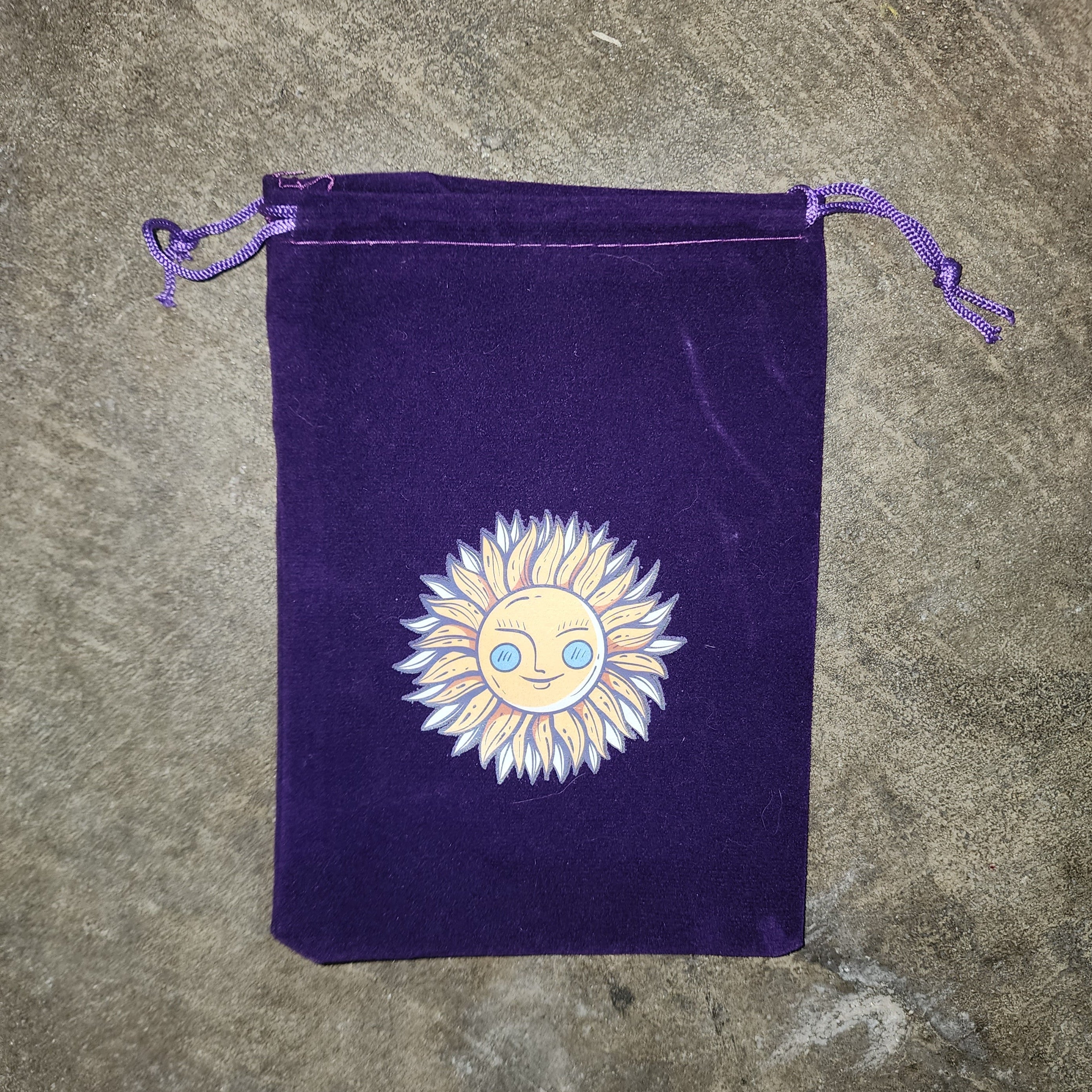 Purple Velvet Bag