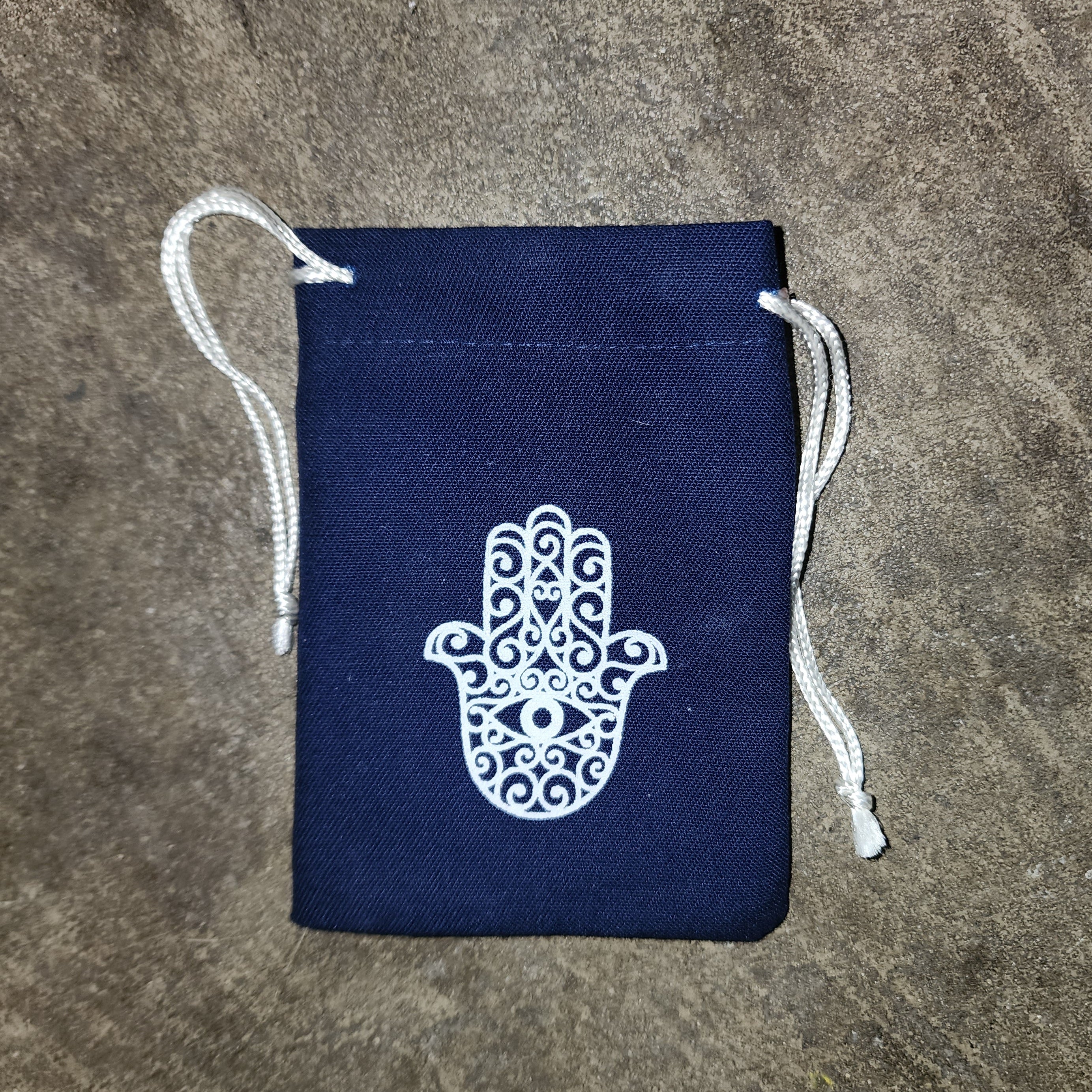 Small Stone Drawstring Bag