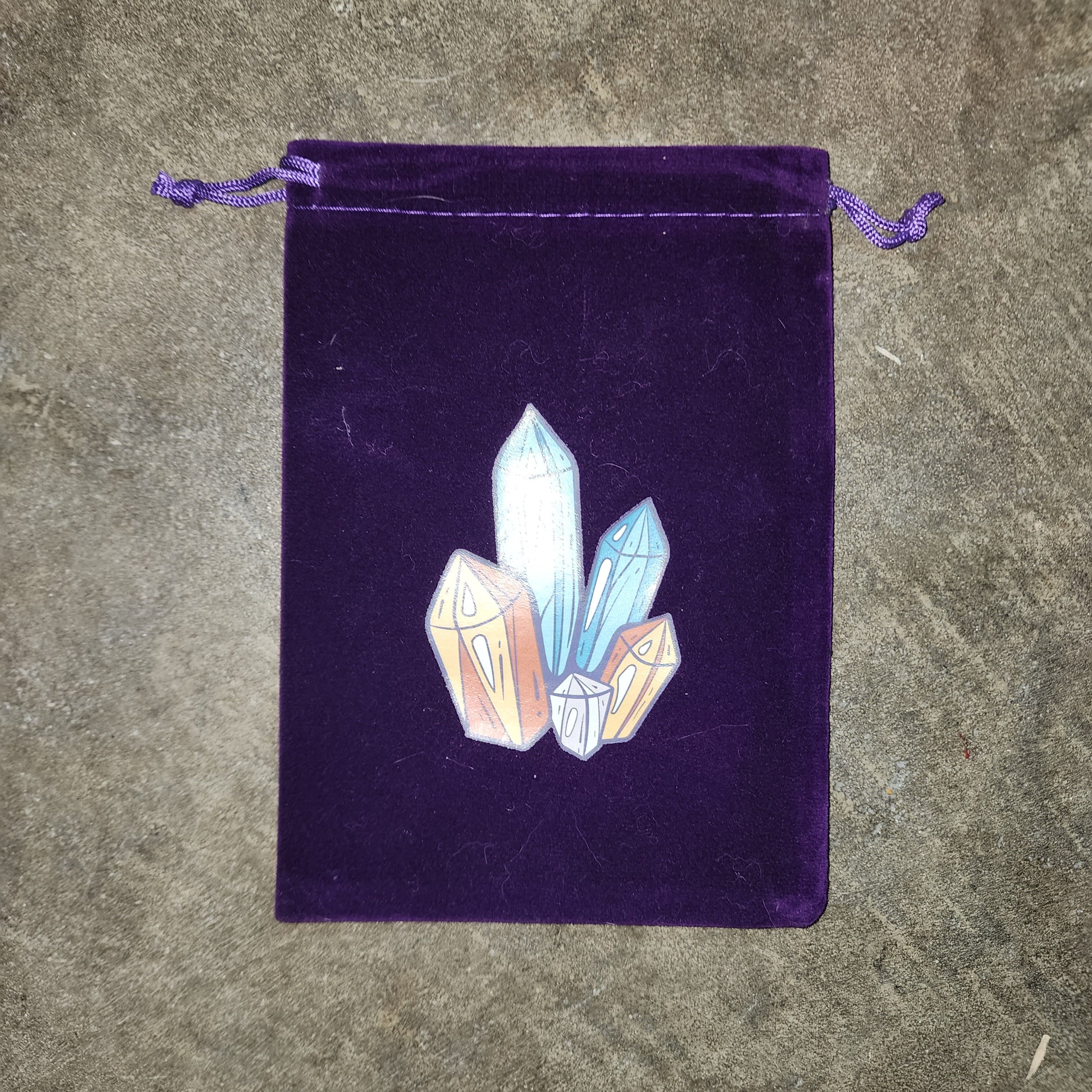 Purple Velvet Bag