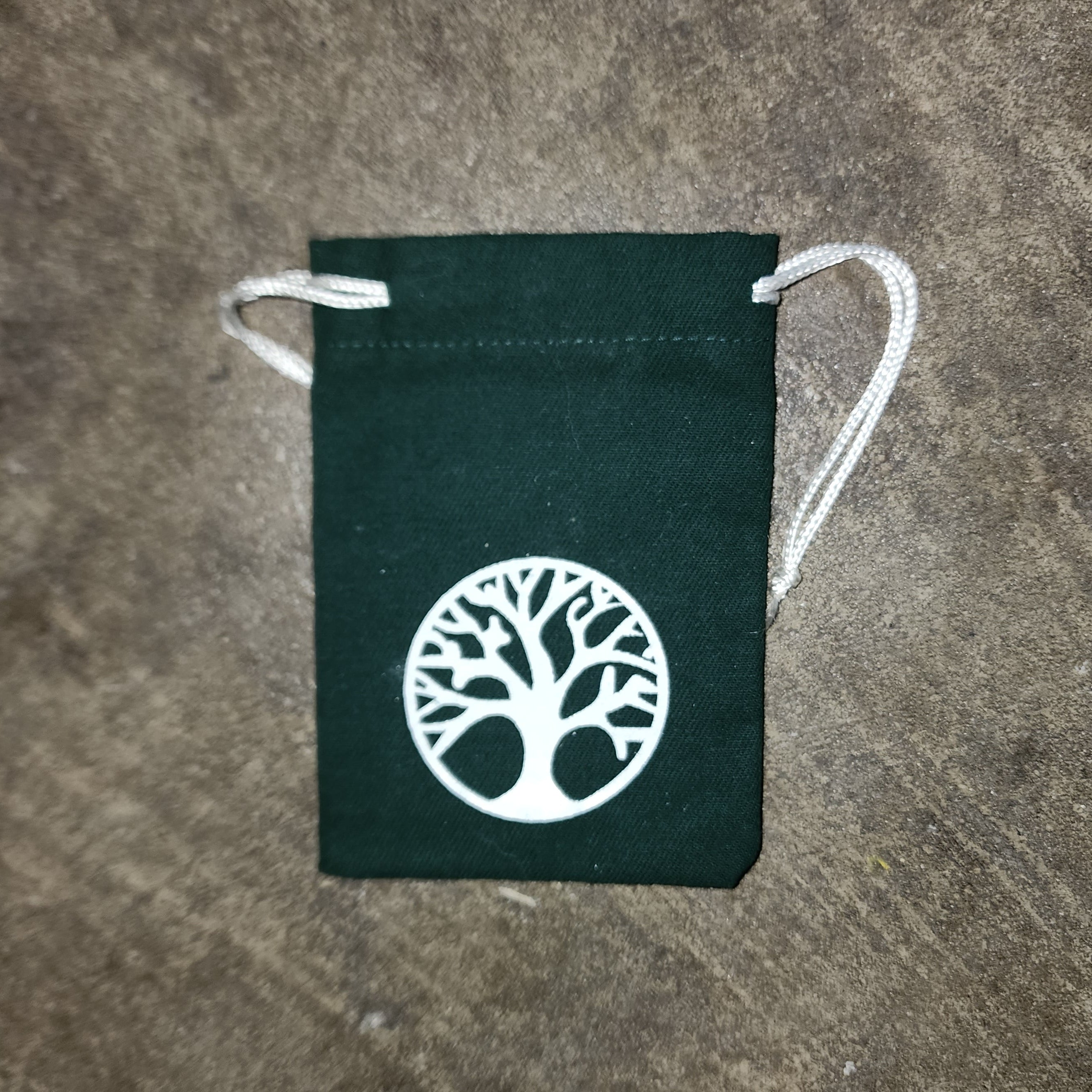 Small Stone Drawstring Bag