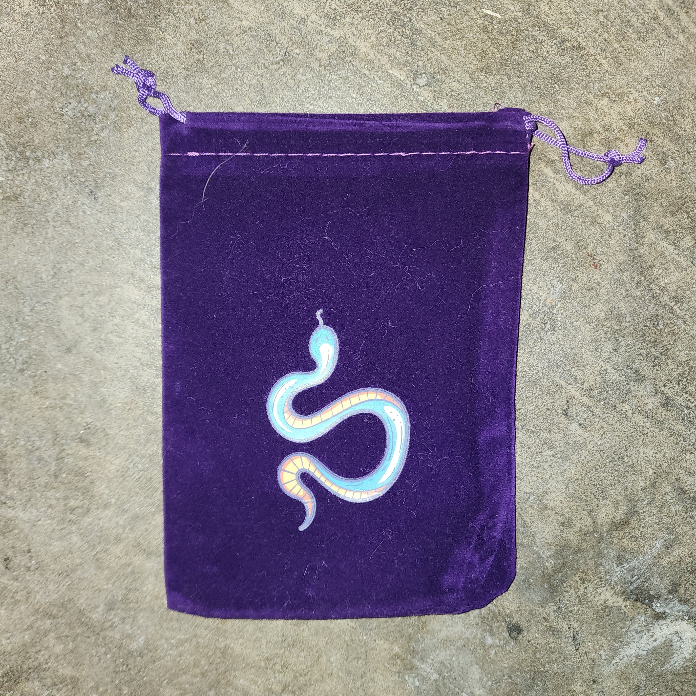Purple Velvet Bag